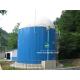 Center Enamel Portable Assembly Biogas Anaerobic Digester Tank for Sewage Water Disposal ISO