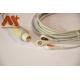 Lohmerier Patient Monitor Cables ECG Cable 3 Lead Snap For M010 M011 M211 Defi 501