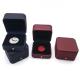 Navy Burgundy Commemorative Coin Boxes Round Corner Medal Keeping Box