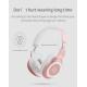 Movable audio cable Adjustable head hoop Support TF Card Over Ear Wireless Bluetooth Headphone