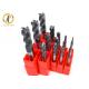 Side Face Tungsten Carbide Cutting Tools Flat Metal Cutting End Mills 90° Angle