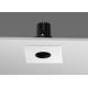IP44 Interior Square 10W 3000K Tiltable Aluminum LED Recessed Luminaire For Bathroom