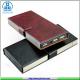 Li-polymer 10000mah power bank with metal case and leather material