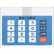 16 keys LED Tactile Membrane Switch Keypads For Control Board , Silk Screen Printed