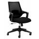 Swivel Mesh Executive Chair , 90d Black Mesh Office Chair With Arms