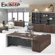 Luxury Modern Office Desk Wood Desk With Drawers CEO Boss Executive Office Table