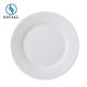 Savall Round Shape White Ceramic Dinner Plates For Hotel