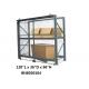 Safeguard Products Pallet Rack Security Enclosure 120 Long 36 Deep Powder Coated