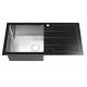 Commercial Kitchen Stainless Steel Single Bowl Sink With Drainboard