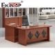 Luxury Modern Executive Office Desk Wooden L Shape Extendable