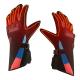 Battery Liner Leather Heated Rechargeable Motorcycle Gloves Breathable