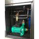 Horizontal fan 19 KW air source heat pump water heater; built-in water pump