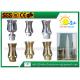 Commercial Cascade Fountain Nozzle , Stainless Steel Fountain Nozzles Wind Resistance
