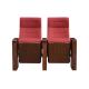 Indoor W910cm H580cm Wooden Auditorium Chairs / Vip Cinema Chairs