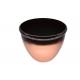 Breathable Rose Gold Cactus Pot Dia 4 Inch To 7 Inch Indoor Plant Pot