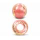 Party Rose Gold Inflatable Swim Ring Confetti Beach Ball Heavy Duty Vinyl Toy