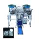 Automatic Bolts Nuts Nail Fastener Screw Counting Packing Machine With 5 Vibrator Bowl Feeder