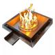 Outdoor Smokeless Remote Ignition Stainless Steel Gas Fire Water Pool Fountain