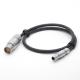 Straight Arri Alexa Mini Audio Cable , 3 Pin To 8 Pin Lemo Power Cable