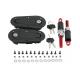 YK-HRG-01 Universal Racing Car Hood Pin Engine Bonnet Latch Lock Kit Flush Hood Latch and Pin Kit