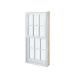 White PVC Raw Material UPVC Hung Window for Vertical Opening and Fiberglass Mesh Screen