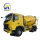 Manual Transmission Sinotruk Concrete Mixer Truck with 5600X2300X1500 Bucket Dimension