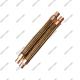 Bronze braided corrugated hose can be used for air conditioning shock absorber pipe