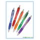 retractable plastic pen, high grade transparent contour click pen