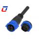 Cable Female 4 Pin LED Waterproof Connector M19 Panel Mount Waterproof Connector