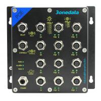 EN50155 8+4G-port Managed Ethernet Switches  -40~75℃ M12 Port
