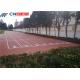 Soundproof Polyurethane Running Track , RoHS Synthetic Athletic Track
