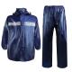 Blue Reflective Rainwear Jacket Safety Workwear For Working Hiking Outdoor Active