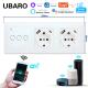 USB Port Switch Socket Combination 5V 2100mA Electric Switch And Socket For Halogen Lamps