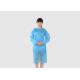 Dust Proof Disposable Isolation Gowns Convenient With With Collar / Four Buttons