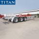 3 Axle Container Trailer Chassis 20ft / 40ft Skeleton Semi Trailer