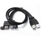 Mount pannel Dual USB 3.0 A Female to A male extension cable with screw
