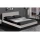 Customizable Fabric Black Upholstered Bed Frame King Size EMC Certificate