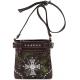 Camouflage Rhinestone Cross Pistol Buckle Western Crossbody Handbags Cowgirl Country Studded Purse Women Single Shoulder
