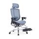 Gray Blue Lifting Armrest Mesh Office Chair For Comfortable And Productive Work