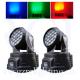 LED Moving Head Wash Lights for KTV Disco LED light DMX512 LED stage light  Ri-Color