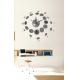 Fashion Design Vinyl Wall Sticker Clock For Home Decoration 10A078