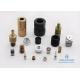 Precision CNC Machined Mini Brass Worm Wheel Shaft Worm Gear