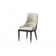 Wooden Italian Style Dining Chairs Comfortable PU Seating