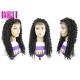 Deep Wave Lace Closure Custom Lace Wigs 100% Unprocessed Indian Virgin Curly