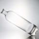 Glass Collar Sealing Type Cork Top 1000ml Liquor Bottle for Whisky Vodka Tequila