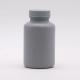 Matte 200ml HDPE Silver Gray Plastic Bottle for Customizable Solid Medicine Packaging