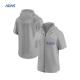 Women'S Polyester Sublimation Hoodies T Shirt Full Zip Up Pullover Shirts Anti Pilling