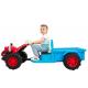 6V Battery Operated Children's Electric Ride On Excavator Toy Car with Light and Music