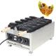 Electric Japanese Snack Machine for 5pcs Taiyaki Fish Waffle Maker and Ice Cream Cone