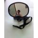 Oval large size shatterproof 25.8*18.5cm Back view mirror for baby safety convex
